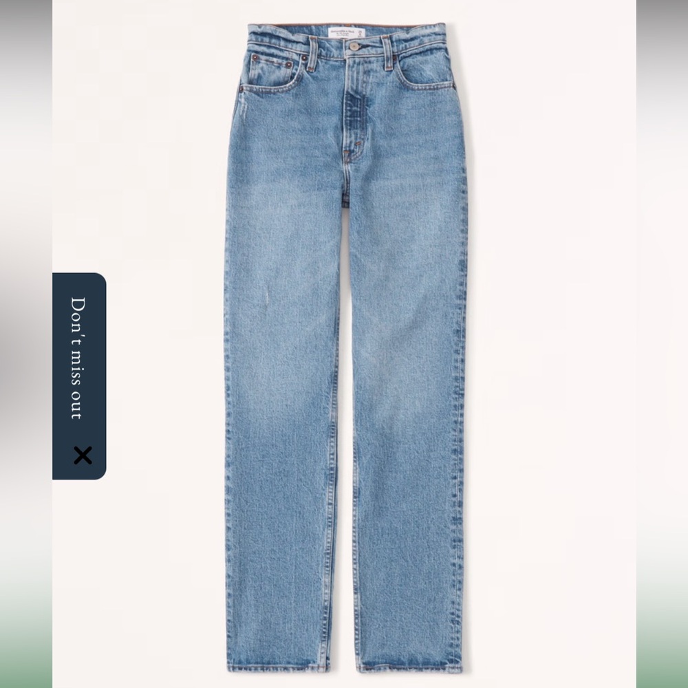 Abercrombie & Fitch 90’s Straight Ultra High Rise